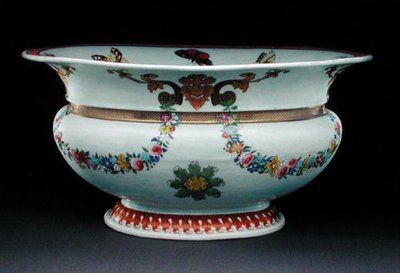 Basin Painted with a Design by Cornelis Pronk, c.1730 by Chinese School
